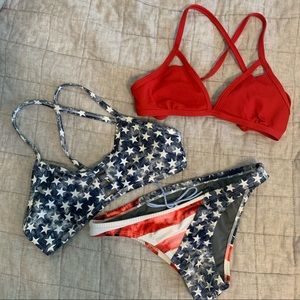 JOLYN *LIMITED EDITION* Amerikah 3 Piece Bikini Set